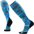 Ski Targeted Cushion Storm Peak Print OTC Socks
