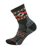 Women's Hike Light Cushion Retro Floral Mid Crew Socks