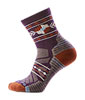 Women's Hike Light Cushion Retro Floral Mid Crew Socks