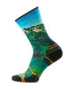 Women's Hike Targeted Cushion Mountain Lake Print Crew Socks