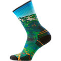 Women's Hike Targeted Cushion Mountain Lake Print Crew Socks